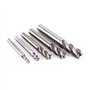 Fraise CNC, Fraise à Queue Cylindrique HSS CNC Forets à 4 Cannelures Foret de Fraisage à Queue Cylindrique 4/6/ 8/10/ 12 mm pour