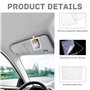 Accessoire Voiture,Support Photo pour Pare Soleil de Voiture,Clip Photo Magnétique Universel, Accessoires de Voiture Personnalis