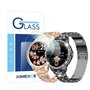 MIHENCE Lot de 3 films de protection d'écran en verre trempé anti-rayures 9H pour montre connectée LIGE/DekeFit i58 1