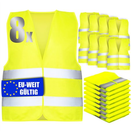 YSWOVUO Gilet Jaune Adulte