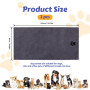Serviette pour Chien Doux Séchage Rapide Microfibre