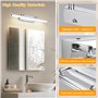 Dehobo Lampe Miroir Salle de Bain 9W 42CM - Applique Salle de Bain avec Interrupteur Blanc Neutre 4000K 730LM - Luminaire Salle 