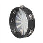 Alnicov Radiant Tambourin à double rangée avec grelots réfléchissants 20,3 cm