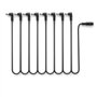 Alnicov 8 voies Daisy Chain Cordon d'alimentation Câble d'alimentation de guitare pour pédales d'effet de guitare