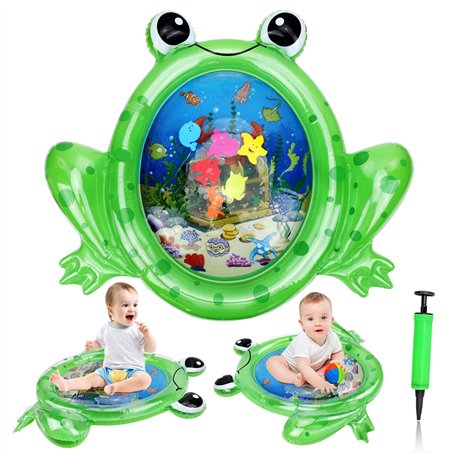 Nouvelle Forme de Grenouille Tapis d'eau Gonflable pour Bébé