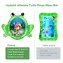 Nouvelle Forme de Grenouille Tapis d'eau Gonflable pour Bébé, Tapis éveil Eau et Poisson, Tummy Time Tapis de Ventre de Ventre B