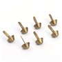 50pcs Rivets Goujon Clou, Rivets pour Cuir Sac à Main, Rivets Goujon Cône Pieds pour Décoration et Réparation d'Artisanat de Cui