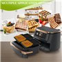 Bmliingchau Moule à gaufres belges en silicone compatible avec Ninja AF300EU, AF400EU, AF451EU, SL400EU, AF500DE - Accessoire po