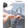 QWORK® Valve à Pédale au Sol, Valve D'eau à Pédale, pour Cuisine et Salle de Bain