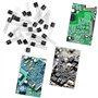 QWORK® 600 pièces (24 valeurs) assortiment de transistors PNP NPN - A1015 A733 C1815 C945 BC327 BC337 BC557 2N2222 2N2907 2N3904