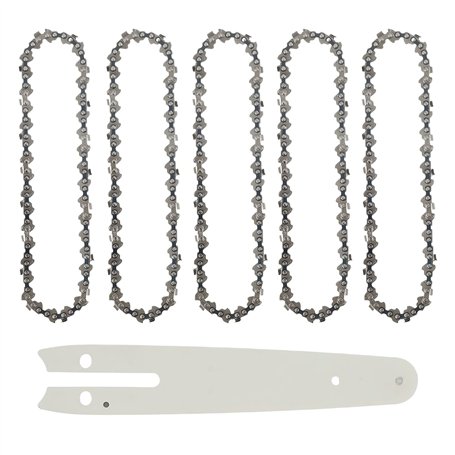 HUAREW 6 Pouces 37 TG Chaînes de Tronçonneuses Petite Guide Tronçonneuse pour Outillage Jardin