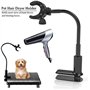 Support de sèche-cheveux pour chien et chat - Support pour sèche-cheveux - Support pour sèche-cheveux - Rotation à 360 ° - Avec