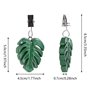 Lot de 4 Poids de Nappe Pinces à Nappes Feuille verte Poids Nappe de Table Exterieur, Pinces Nappes pour Dessus de Table épais,