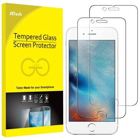 JETech Film de Protection d'Écran pour iPhone 6s Plus et iPhone 6 Plus en Verre Trempé