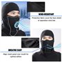 AYPOW Calientes Balaclavas transpirables, cubierta de máscara de Cara gruesa de Ciclismo de Invierno Con Panel de Malla, calenta