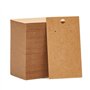 Paquet de 200 Cartes de Présentation de Boucles d'oreilles, Cartes d'emballage de Boucles d'oreilles, Carton Kraft, 8,9 x 5,1 cm