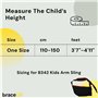 BraceUP Écharpe de Bras pour Enfants – Support Réglable Confortable pour Enfant, Facile à Mettre et à Retirer (110 à 150 cm)