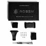 ROSSM Portefeuille Minimaliste Fin avec Blocage RFID pour Homme – Portefeuille de Poche Avant Fin avec Sangle en métal et Pince
