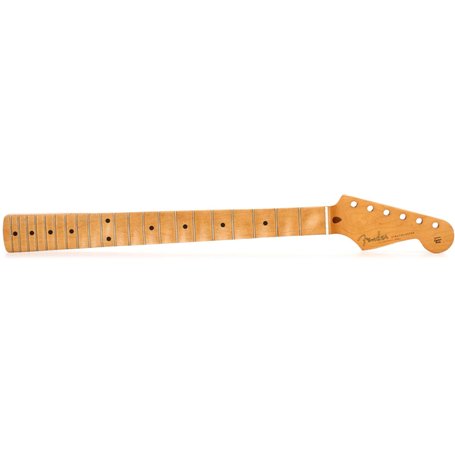 Fender® »ROAD WORN® 50'S STRATOCASTER® NECK« Manche pour Strat® - Érable - Profil Soft-V - 21 Frettes Vintage Tall