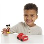 Disney Just Play Junior Mickey Mouse Kit de Jeu composé d'une Figurine Mobile Mickey et d'une Voiture Rouge, à partir de 3 Ans