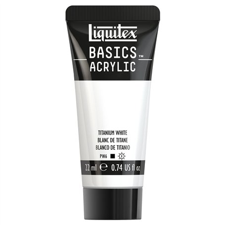 Liquitex Basics Acrylique Tube 22 ml Blanc De Titane ROW