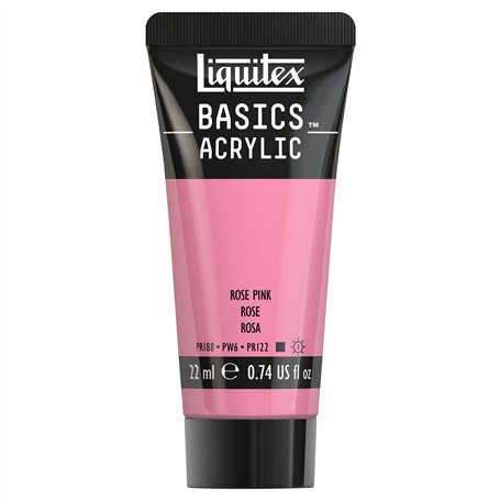 Liquitex Basics Acrylique Tube 22 ml Rose ROW