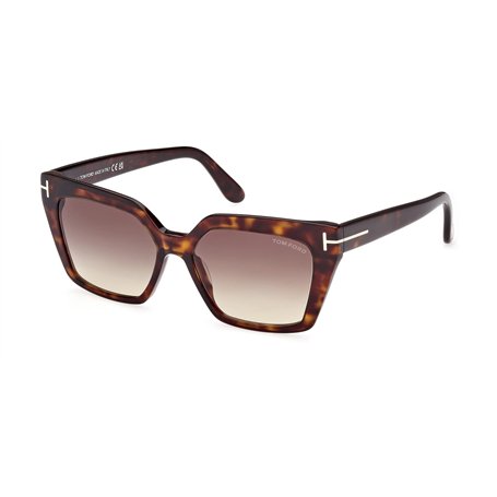 Tom Ford Lunettes de Soleil WINONA FT 1030 DARK HAVANA/LIGHT BROWN SHADED 53/15/140 femme