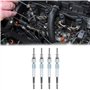 Twowinds - Bougie de Préchauffage Compatible avec BMW E46 E53 E60 E61 E63 E64 E65 E83 E91 E92-12237786869 - Chauffage (4 pièces)