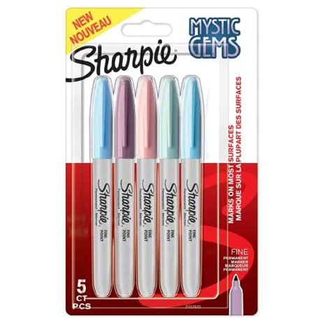 Sharpie Mystic Gems Lot de 5 marqueurs