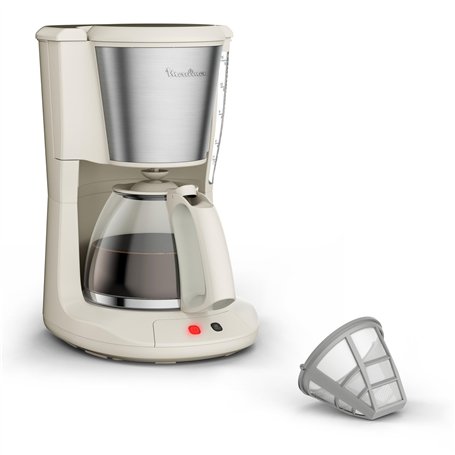 Cafetière filtre Subito Moulinex beige inox