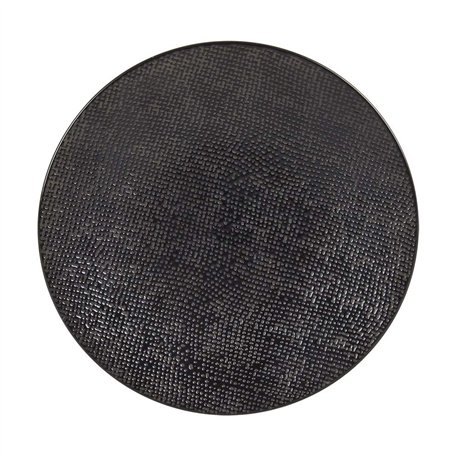 Table Passion - Assiette à dessert Vésuvio noir 20.5 cm (Lot de 6)