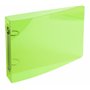 Exacompta - Réf. 51090E - Classeur semi-rigide Polypro Crystal -2 anneaux ronds diamètre 25 mm - Dos 35 mm - Dimensions extérieu