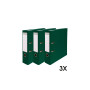 Exacompta - Réf. 918405SE - Carton de 4 lots de 3 classeurs à levier - Dos 80mm - Extérieur en polypropylène/intérieur en papier