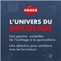 Cogex 72070 Casier de rangement en plastique 4 tiroirs