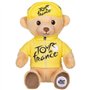 Peluche - GIPSY TOYS - Tour De France - OURS MAILLOT JAUNE 15 CM
