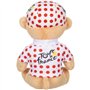 Peluche - GIPSY TOYS - Tour De France - OURS MAILLOT A POIS 24 CM