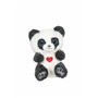 Gipsy Toys – Peluche Panda « CUTYDOOS Love » – 13 CM – Gris Ardoise avec CŒUR Brode - Cadeau St Valentin ET FÊTE des MÈRES