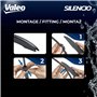 VALEO Silencio Balai d'Essuie-glace - VR257 - Balai d'Essuie-Glace Plat de Haute Performance, Visibilité Supérieure à 360 Degrés