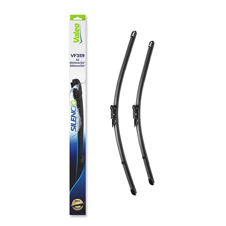 VALEO Silencio Essuie-glace - VF359 - Kit de Balais d'Essuie-glace Plat d'Origine de Haute performance