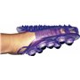 Gant Double Face étrille Et Massage - Violet