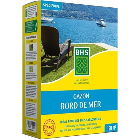 Gazon - BHS - Gazon Bord de Mer 3kg | Résistant vent
