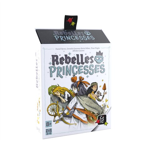 Gigamic - Rebelles Princesses - Le Jeu de Plis décalé - De 3 à 6 Joueurs - Dès 8 Ans