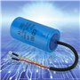 Condensateur CD60 Run 250V AC 600uF 50/60Hz avec condensateur rond à sortie de fil pour compresseur d'air de moteur, adapté pour