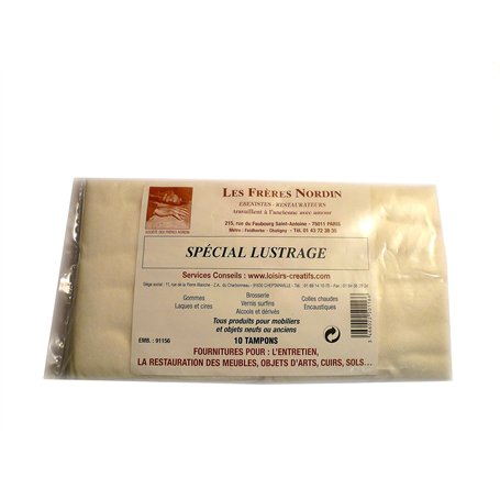 Les Frères Nordin 250116 Tampon spécial lustrage par 10