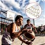 ProLeo Filet de basket-ball, chaîne de panier de basket, filet en métal, filet de basket-ball, filet de rechange en acier