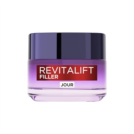 L'Oréal Paris - Soin Anti-Âge Revolumisant - Crème Jour Anti-Rides & Volume - Hydratation & Fermeté - Enrichi en Acide Hyaluroni