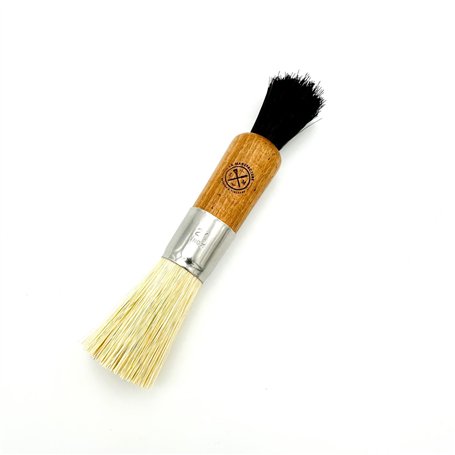 Brosse à Champignons et Légumes Double Face - Bois de Hêtre