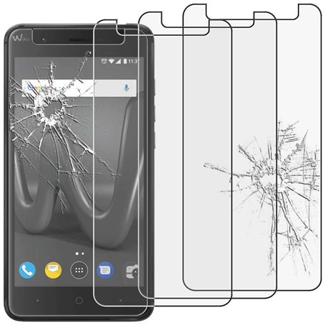 ebestStar - Pack x3 Verre trempé compatible avec Wiko Harry Film Protection Ecran Vitre protecteur anti casse