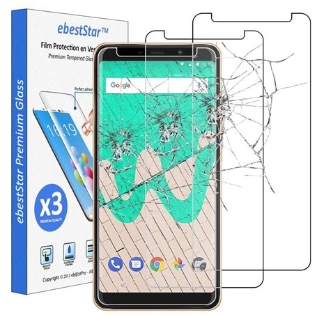 ebestStar - Pack x3 Verre trempé compatible avec Wiko View Max Film Protection Ecran Vitre protecteur anti casse