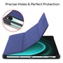 ebestStar - Coque pour Samsung Galaxy Tab S9 FE X510N, 5G X516B, Etui Slim Cover, Housse PU Cuir Rabat Magnétique, Bleu Foncé
